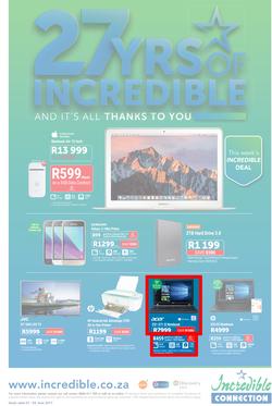 Incredible Connection : 27 Years Of Incredible (1 June - 4 June 2017), page 1
