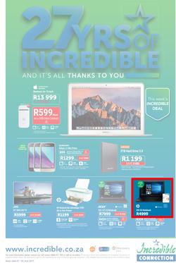 Incredible Connection : 27 Years Of Incredible (1 June - 4 June 2017), page 1