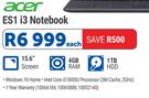 Acer ES1 i3 Notebook-Each 