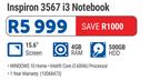 Dell Inspiron 3567 i3 Notebook