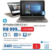 HP Pavilion X360 i3 2 In 1-Each