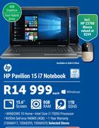 HP Envy 15 i7 Notebook-On 10GB Data Contract + R209 Modem