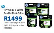 HP 920XL & 920XL Bundle Blk & Colour