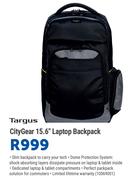 Targus City Gear 15.6" Laptop Backpack