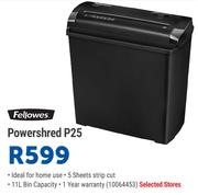 Fellowes Powershred P25