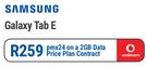 Samsung Galaxy Tab E-On 2GB Data Price Plan