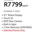 Apple iPad 32GB Cell-Each
