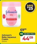 Johnson's Baby Aqueous Cream-500ml