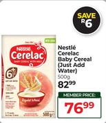 Nestle Cerelac Baby Cereal (Just Add Water)-500g