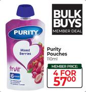 Purity Pouches-For 4 x 110ml
