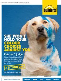 Builders : Pets (03 December - 27 January 2025)