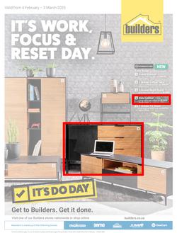 Builders : It's Work, Focus & Reset Day (04 February - 03 March 2025), page 1