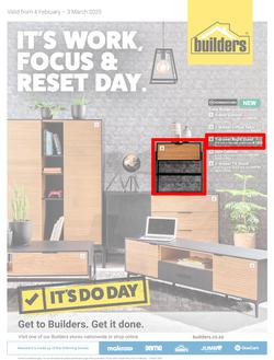 Builders : It's Work, Focus & Reset Day (04 February - 03 March 2025), page 1