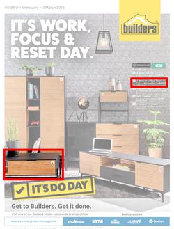 Builders : It's Work, Focus & Reset Day (04 February - 03 March 2025), page 1