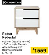 Home & Kitchen Rodus Pedestal-600mm(h) X 515mm(w) X 360mm(d)