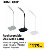 Home Quip  Rechargeable USB Desk Lamp-Each
