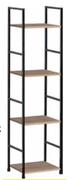 Home & Kitchen Nevis 4 Tier Slim Shelf-1.12m x 291mm x 235mm