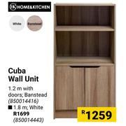 Home & Kitchen Cuba Wall Unit 1.2m