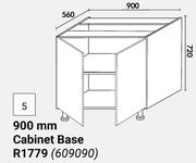 Home & Kitchen Floor Units 900mm Cabinet Base