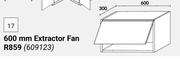 Home & Kitchen Wall Units 600mm Extractor Fan