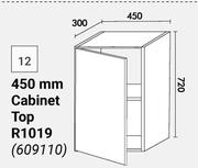 Home & Kitchen Wall Units 450mm Cabinet Top