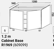 Home & Kitchen Floor Units 1.2m Cabinet Base