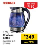 Goldair 1.7L Cordless Kettle