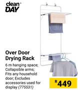 Clean Day Over Door Drying Rack