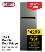 Defy 157L Double Door Fridge DAD239