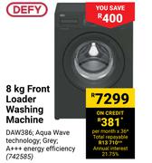 Defy 8Kg Front Loader Washing Machine DAW386