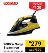 Goldair 2000W Surge Steam Iron GSSS-178