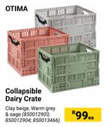 Otima Collapsible Dairy Crate-Each