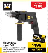 CAT 600W 13mm Impact Drill