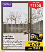 Kenzo Aluminium Sliding Door 1.8m(h) X 2.1m(w)