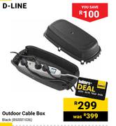 D-Line Outdoor Cable Box (Black)