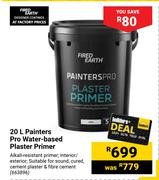 Fired Earth Painters Pro Water-Based Plaster Primer-20Ltr
