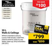 Fired Earth Walls & Ceilings-20Ltr