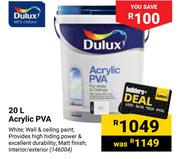 Dulux Acrylic PVA-20Ltr