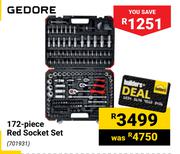 Gedore 172-Piece Red Socket Set