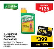Efekto Roundup Weedkiller Concentrate-1Ltr