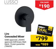 Lusso Liro Concealed Mixer 