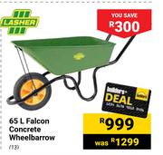 Lasher 65Ltr Falcon Concrete Wheelbarrow