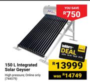 Integrated 150Ltr Solar Geyser