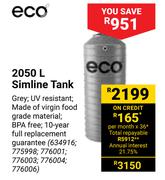 Eco 2050Ltr Simline Tank