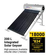 200Ltr Integrated Solar Geyser 744580