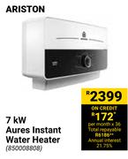 Ariston 7Kw Aures Instant Water Heater 850008808