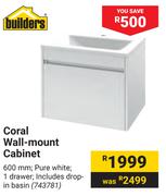 Builders Coral Wall-Mount Cabinet