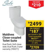 Solo Maldives Close-Coupled Toilet Suite