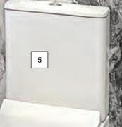 Lusso Studio Round Close-Coupled Toilet White