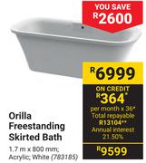 Orilla Freestanding Skirted Bath